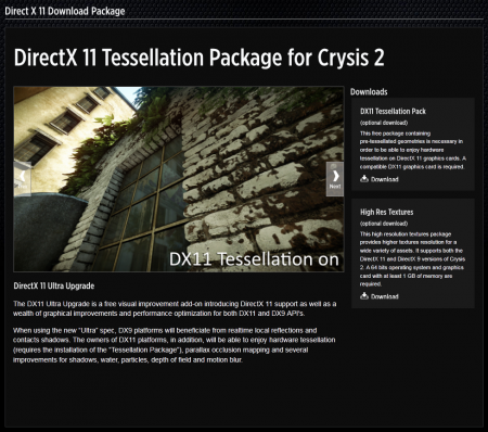 Crysis 2 - поддержка DirectX 11 уже совсем скоро